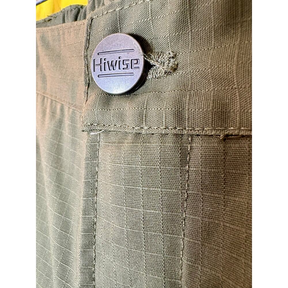 NWT - Hiwise Men's Olive Carpenter Work Pants - 32x34 - Picture 7 of 8